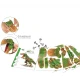 Kreatívna sada model dinosaura tyranosaura od Crea Lign