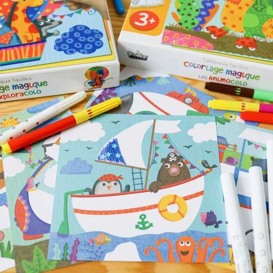 Kreatívna sada pre deti Kúzelné fixky Cestovanie Crea Lign