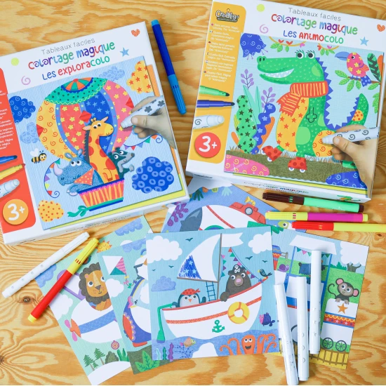 Kreatívna sada pre deti Kúzelné fixky Cestovanie Crea Lign