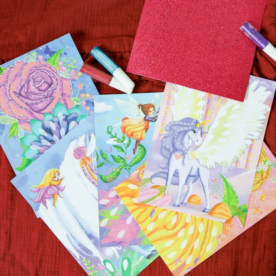 Kreatívna súprava Trblietavá mozaika Svet víl  Crea Lign