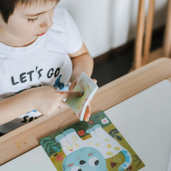 Kreatívna súprava pre deti Prstové farby Domáce zvieratá