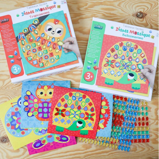 Kreatívna sada Diamantové maľovanie Zvieratá Crea Lign