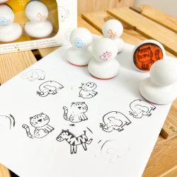 Moje prvé pečiatky Zvieratká zo savany 6 ks