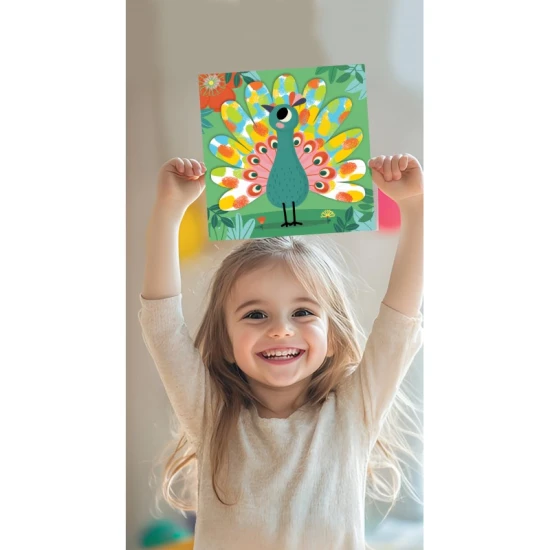 Kreatívna súprava pre deti Prstové farby Zvieratá