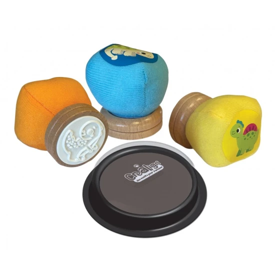 Prvé mäkké pečiatky pre deti – Dinosaury