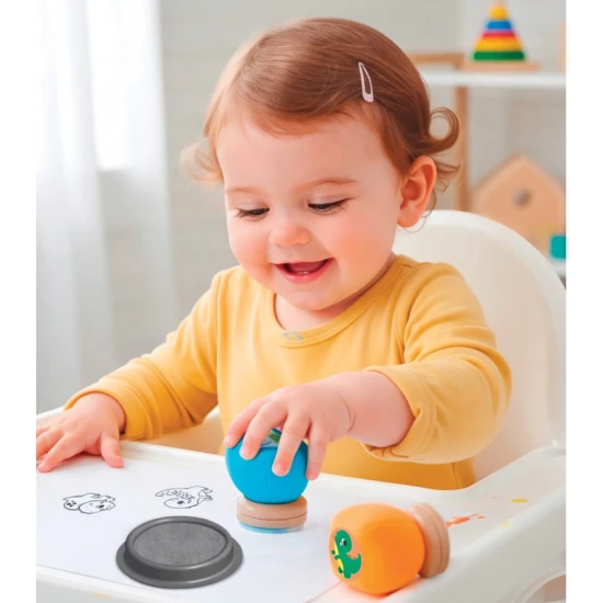 Prvé mäkké pečiatky pre deti – Dinosaury