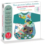 Moja prvá ochranná nepremokavá zástera na maľovanie Mačka