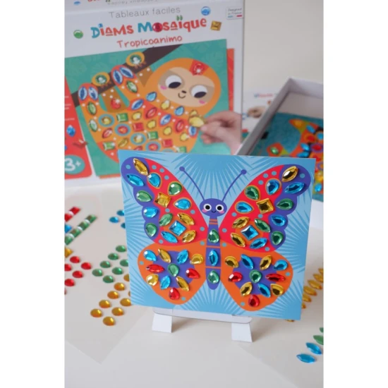 Kreatívna sada Diamantové maľovanie Tropické zvieratá Crea Lign