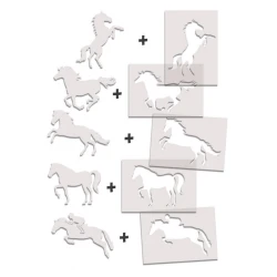 Kone Kresliace šablóny