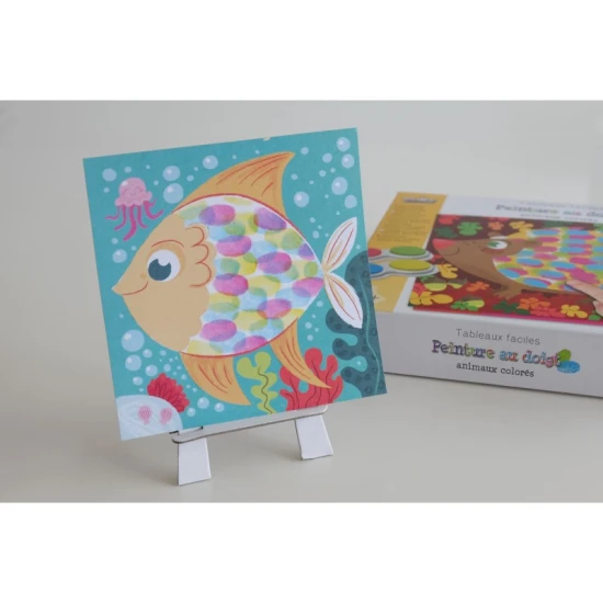 Kreatívna súprava pre deti Prstové farby Zvieratá