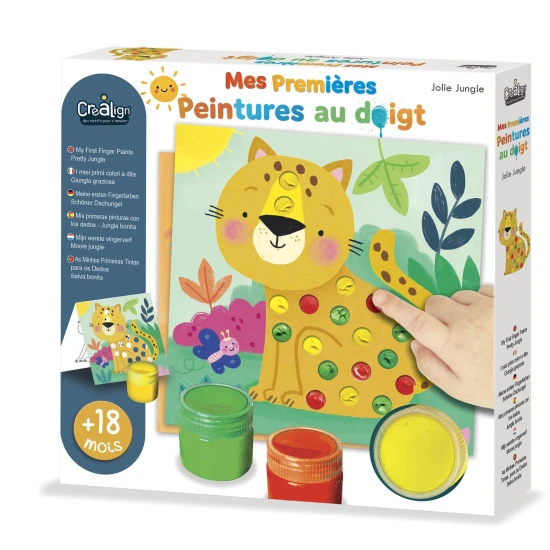 Moje prvé maľovanie prstami Džungľa – Créa Lign CL234