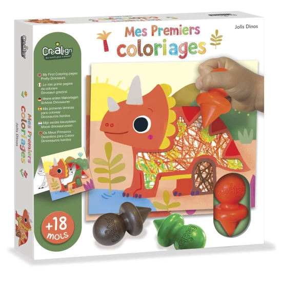 Moje prvé omaľovánky Dinosaury – Créa Lign CL235