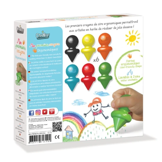 Ergonomické voskovky pre najmenších Crea Lign