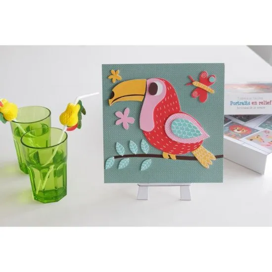 Kreatívna sada Penové obrázky Zvieratá zo savany  Crea Lign