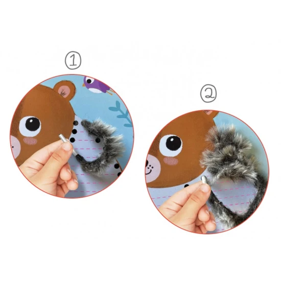 Kreatívna sada pre deti Prevliekacie obrázky Lesné zvieratká 3+ od Crea Lign.