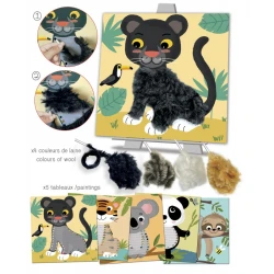 Prevliekacie obrázky Tropické zvieratká 3+