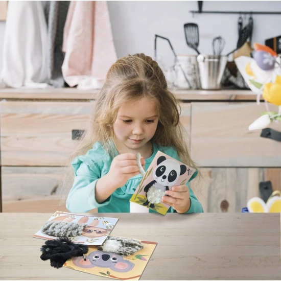 Kreatívna sada pre deti Prevliekacie obrázky Tropické zvieratká 3+ od Crea Lign.