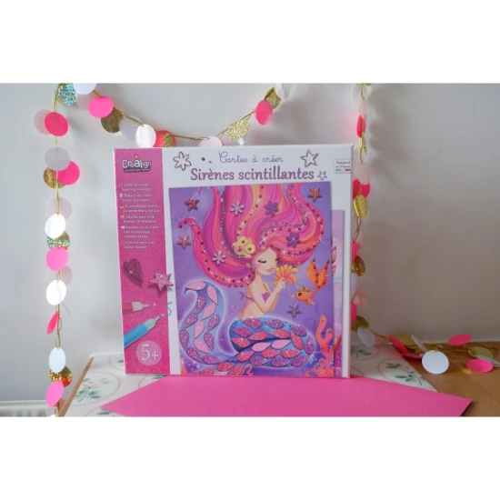 Kreatívna sada Trblietavá mozaika Morské panny  Crea Lign