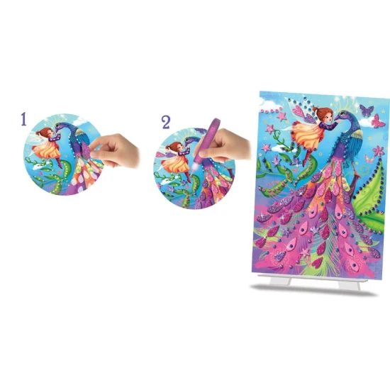 Kreatívna súprava Trblietavá mozaika Svet víl  Crea Lign