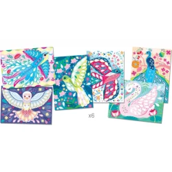 Trblietavá mozaika Vtáky 5+