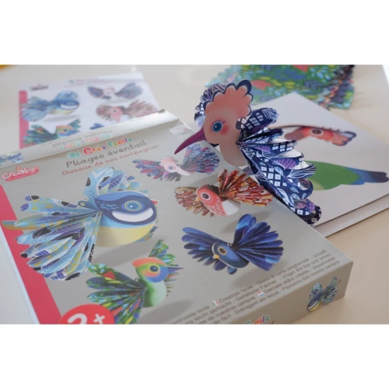 Kreatívna sada pre deti Tvorenie z papiera Vtáky Crea Lign