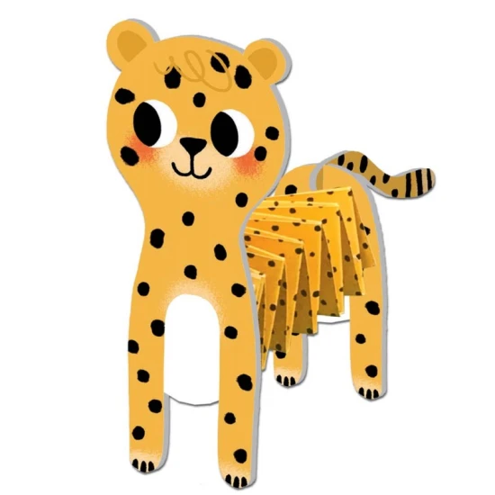 Kreatívna súprava pre deti Tvorenie z papiera Zvieratá Savana Crea Lign