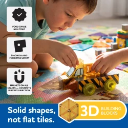Magnetická stavebnica Cubo Clics Builder set 64 ks