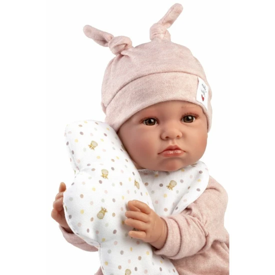 Interaktívne hovoriace bábätko Llorens 45 cm s realistickými zvukmi „mama“ a „papa“.