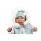 Interaktívne hovoriace bábätko Llorens 44 cm s realistickými zvukmi „mama“ a „papa“.