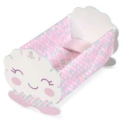 DeCuevas Drevená kolíska pre bábiky s doplnkami Ocean Fantasy