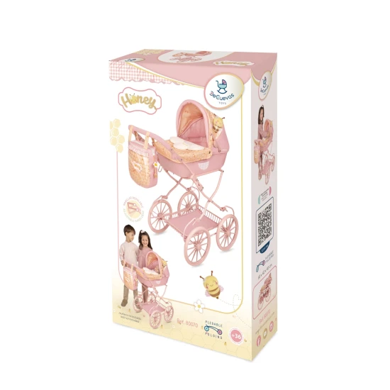 Skladací kočík pre bábiky s taškou DeCuevas Honey 2026 81 cm