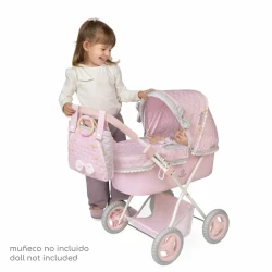 Skladací kočík pre bábiky s batôžkom a slnečníkom DeCuevas Sophie 60 cm