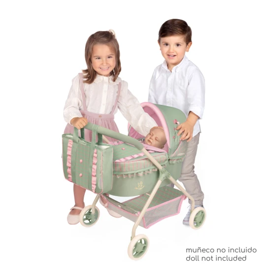 Môj prvý kočík pre bábiky s taškou DeCuevas Botanic 2026 56 cm