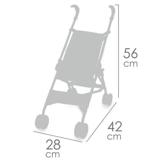 Skladací kočík pre bábiky golfové palice DeCuevas Honey 2026 56 cm