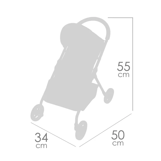 Športový kočík pre bábiky DeCuevas Honey 2026 55 cm