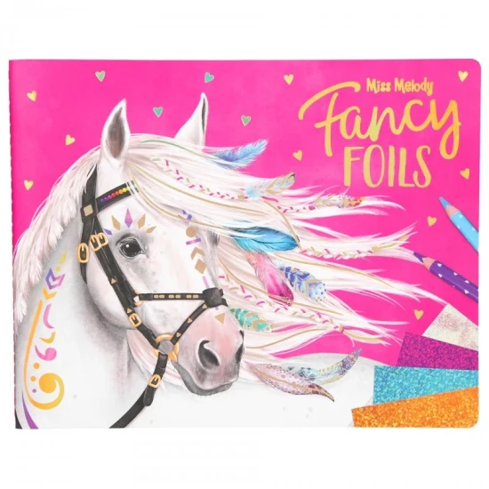 Kreatívne omaľovánky Miss Melody Fancy Foils
