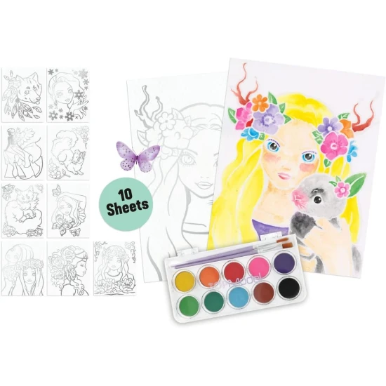 Kreatívny set TOPModel Omaľovánky s 10 motívmi