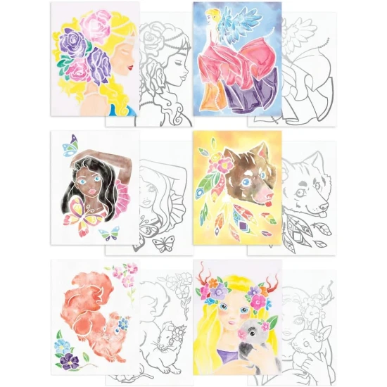 Kreatívny set TOPModel Omaľovánky s 10 motívmi