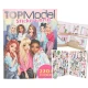 Tvorivý zošit TopModel Stickerworld s 220 nálepkami - Depesche DP-13423
