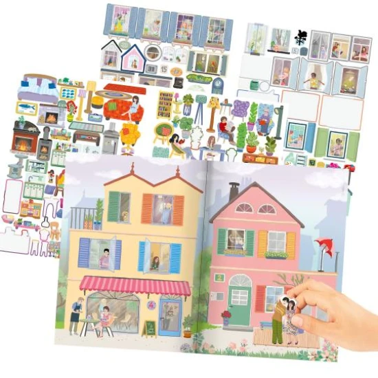 Nálepkový zošit Sweet Home