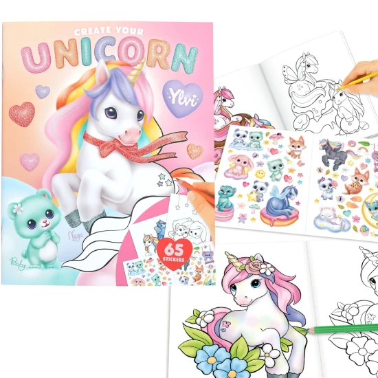 Kreatívne omaľovánky Ylvi Create Your Unicorn