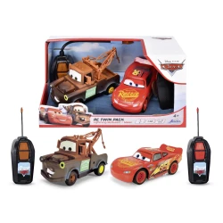 RC Cars Blesk McQueen a Mater Twin Pack 1:32 14 cm
