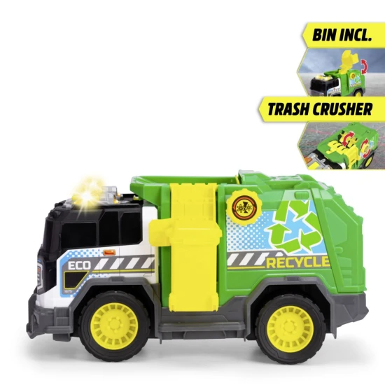 Smetiarske auto zelené 30 cm – Dickie Toys D3306021