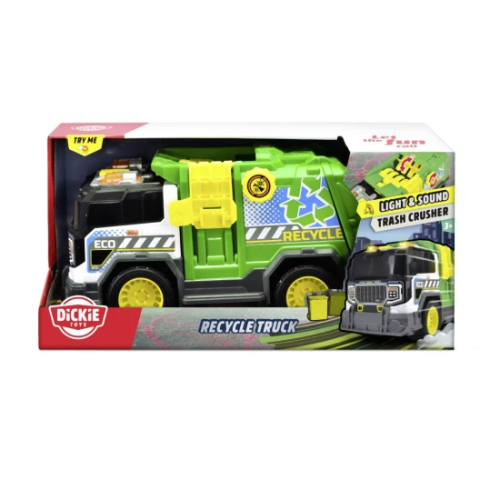 Smetiarske auto zelené 30 cm – Dickie Toys D3306021