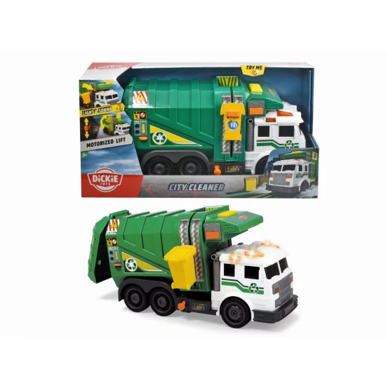 Smetiarske auto 39 cm s popolnicou – Dickie Toys D3308378