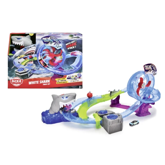Autodráha White Shark 80 cm – Dickie Toys D3338002