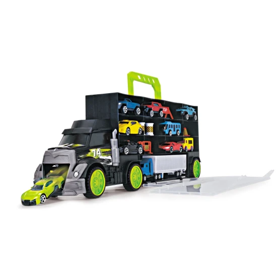 Autotransportér v kufríku s príslušenstvom – Dickie Toys D3747007