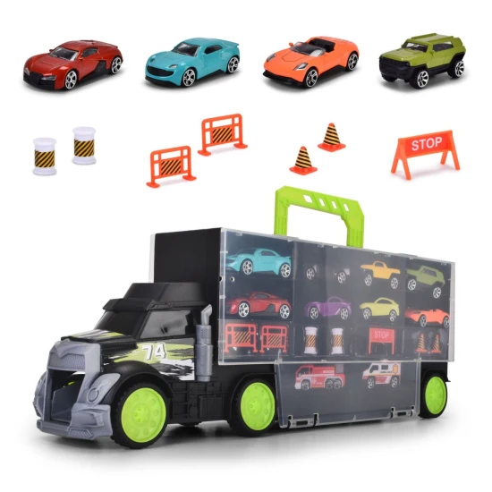 Autotransportér v kufríku s príslušenstvom – Dickie Toys D3747007