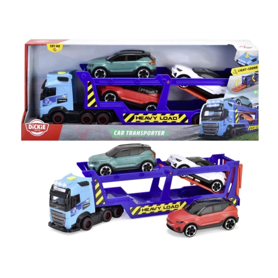 Autotransportér Volvo FH 16 40 cm s 3 autami Autotransportér Volvo FH 16 40 cm s 3 autami – Dickie Toys D3747017