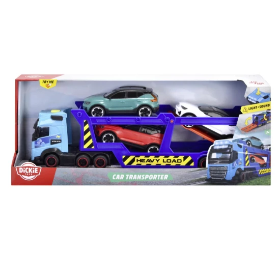 Autotransportér Volvo FH 16 40 cm s 3 autami Autotransportér Volvo FH 16 40 cm s 3 autami – Dickie Toys D3747017